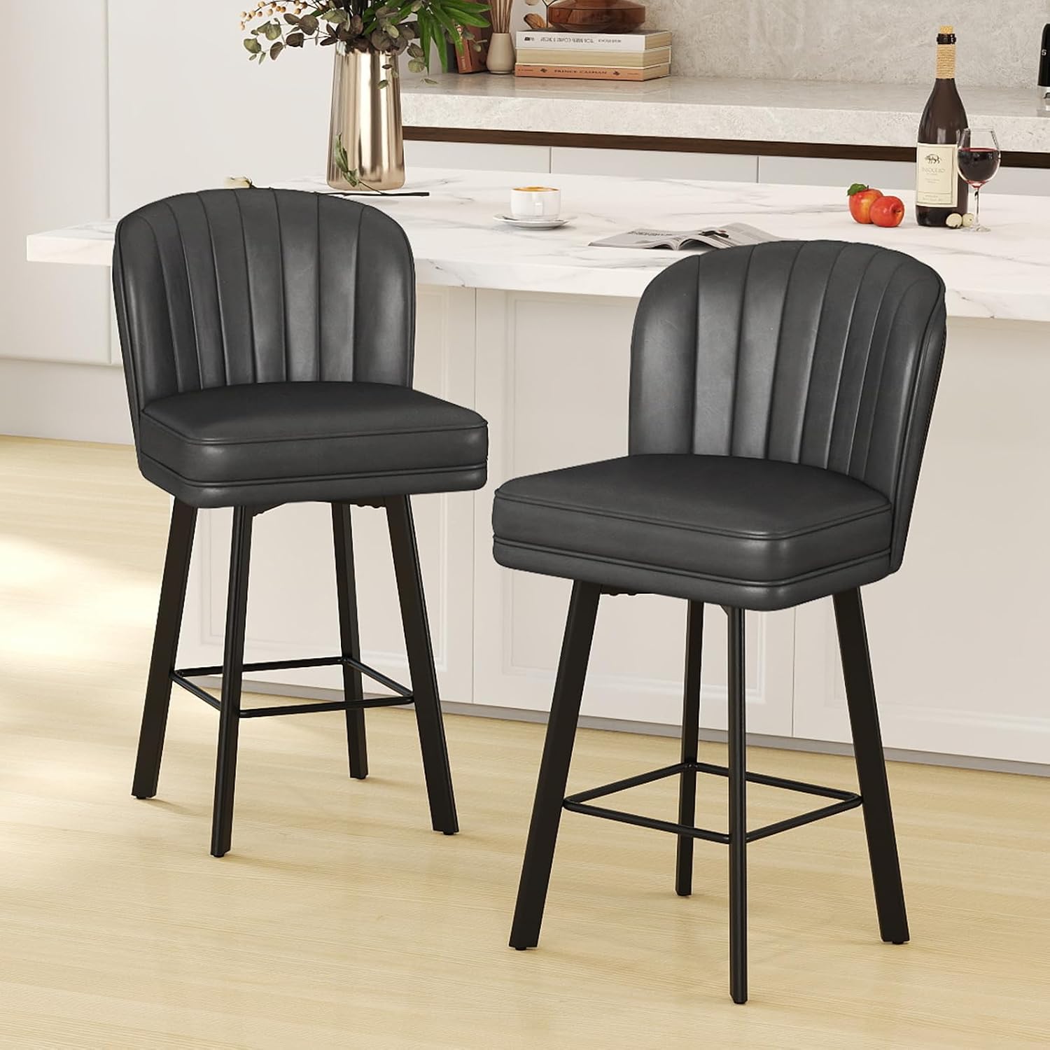 Furniture Leg Set - Nowoczesne obrotowe stołki barowe o wysokości