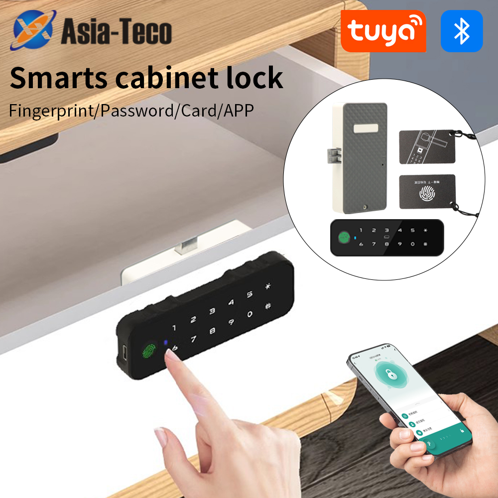 Furniture Home Hardware - Tuya Bluetooth Inteligentna drewniana szafka Blokada