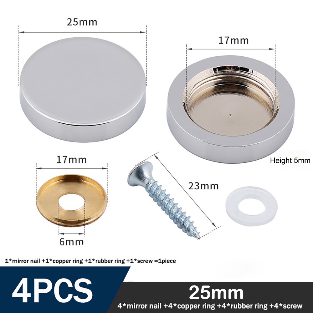 Furniture Hardware Fasteners - Okucia meblowe Miedziane śruby Ozdobne nakładki