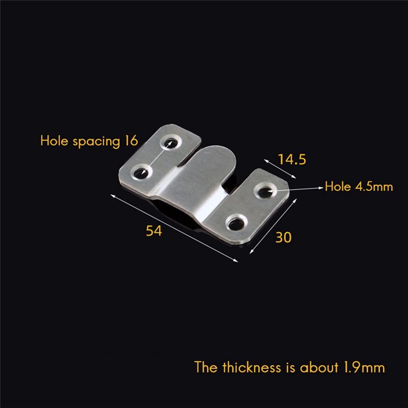 Furniture Interlocking Hardware - Uchwyt do montażu podtynkowego A50U, haczyki