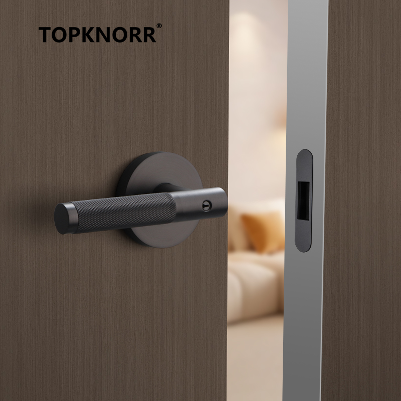 Door Handle Bar - Magnetyczny zamek trójszynowy z kluczem do
