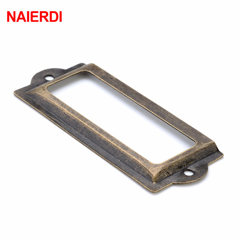 Furniture Hardware Names - NAIERDI 82 * 30mm Uchwyt Antyczny
