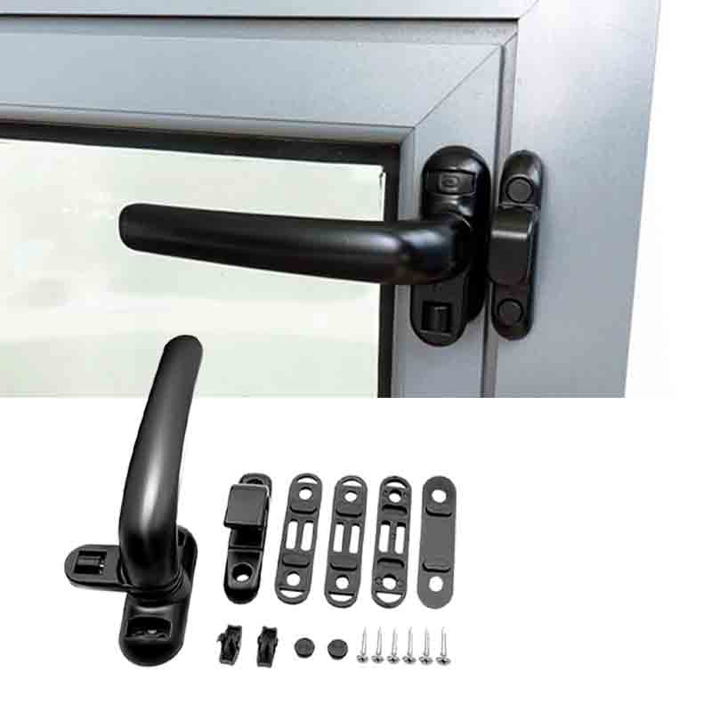 Furniture Hardware Black - Nowa, gorąca, uniwersalna klamka do okna,