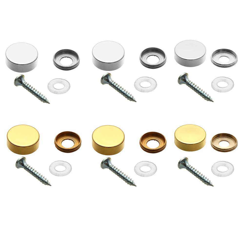 Furniture Hardware Fasteners - 4 zestawy łączniki lustrzane śruby nakrętka
