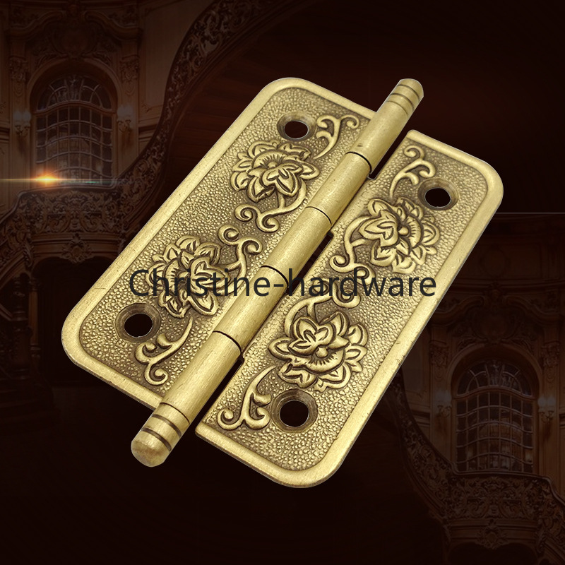 Furniture Hardware Types - 2 sztuki Grube, solidne, mosiężne zawiasy