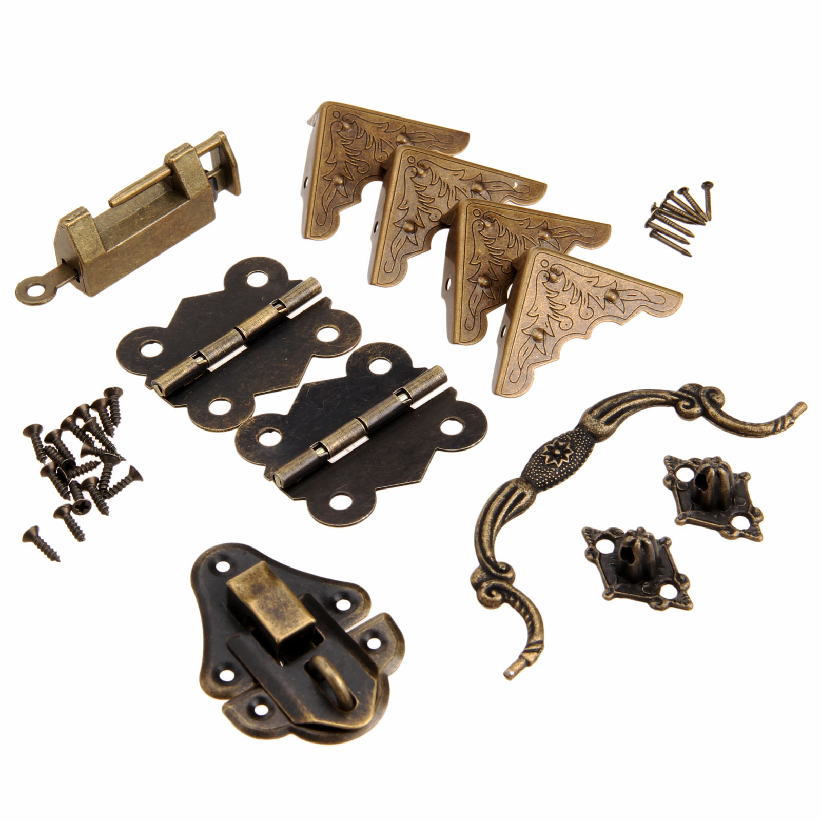Furniture Hardware Hinges - 9 sztuk/zestaw okucia meblowe chiński mosiężny