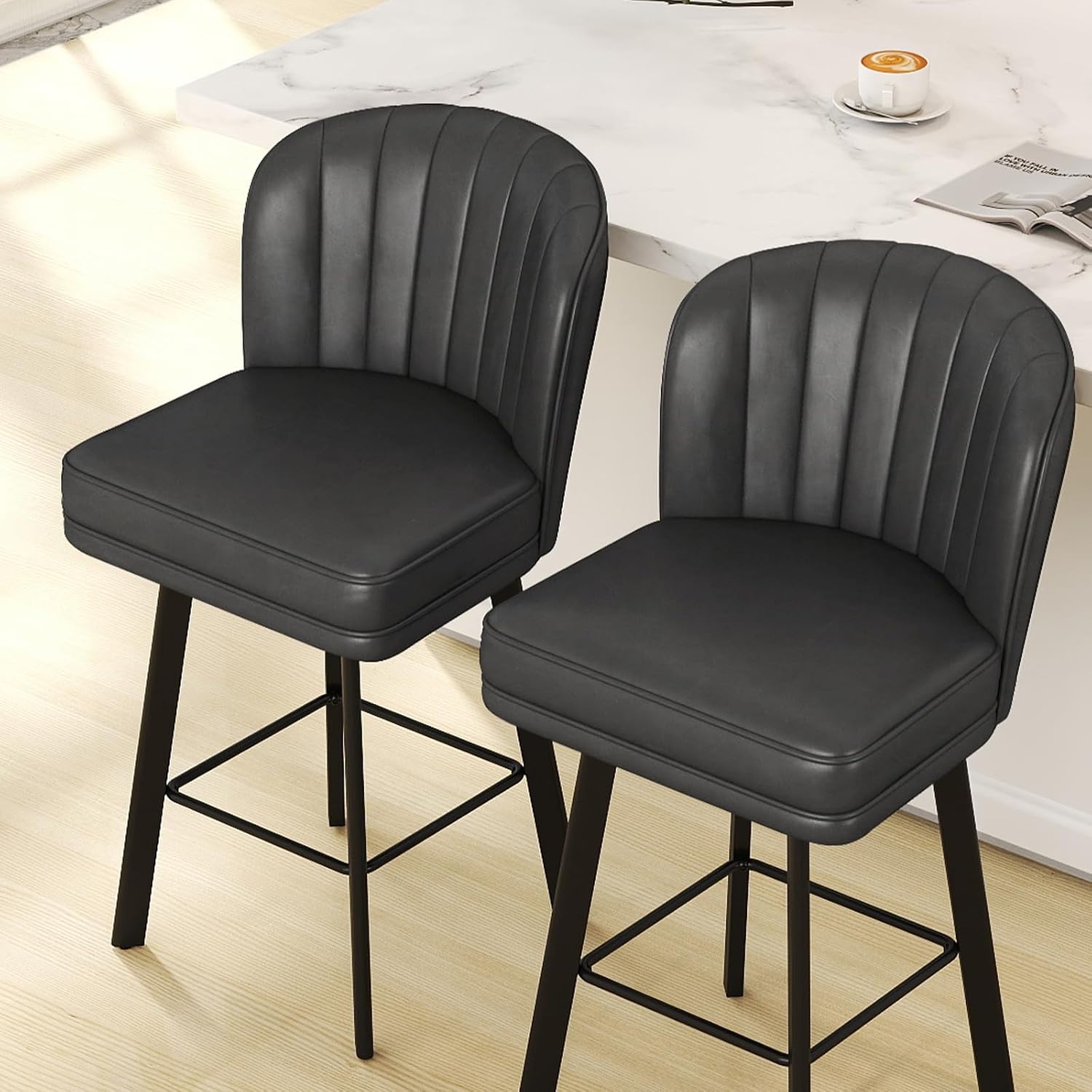 Nowoczesne obrotowe stołki bar – Furniture Leg Set recenzja i cena