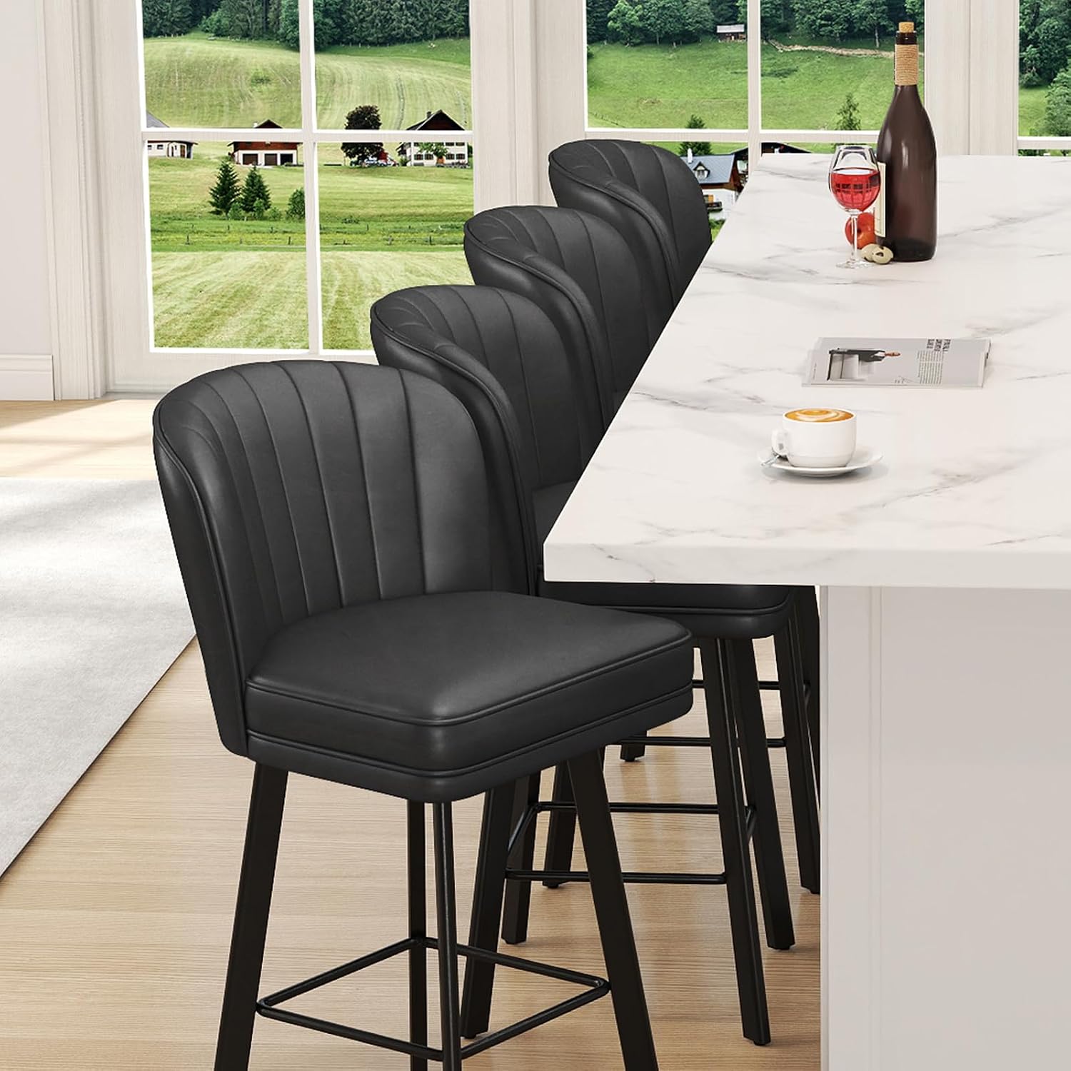 Nowoczesne obrotowe stołki bar – Furniture Leg Set recenzja i cena