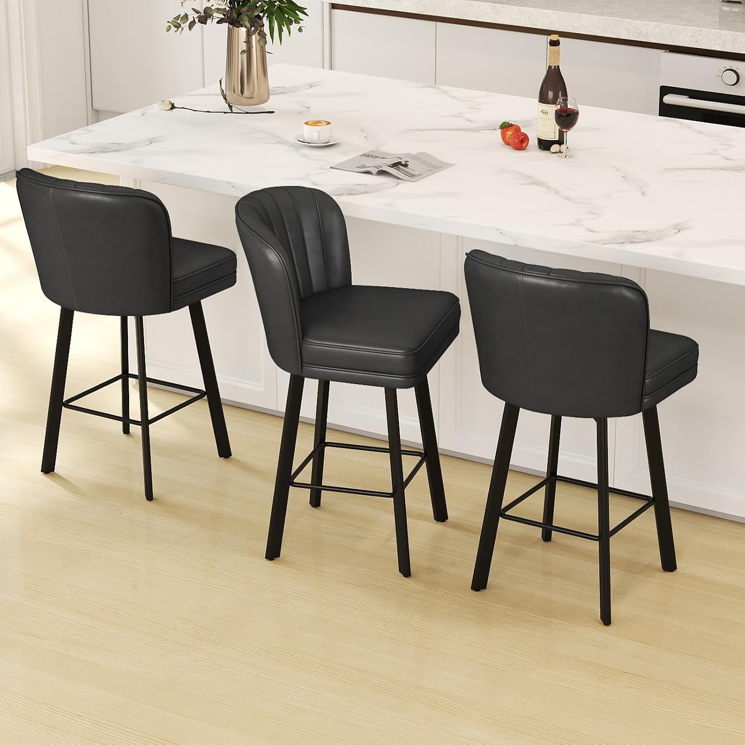 Nowoczesne obrotowe stołki bar – Furniture Leg Set recenzja i cena