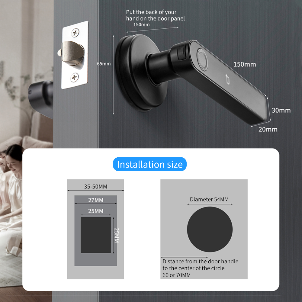 Inteligentny zamek do drzwi Tu – Door Handle Bar recenzja i cena