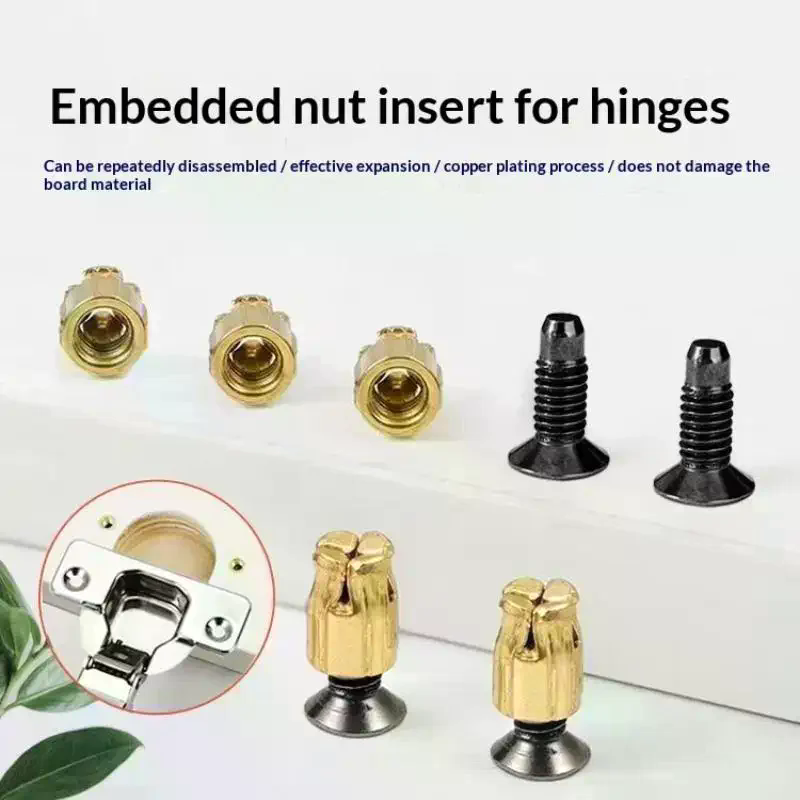 10 szt. Nakrętek zawiasowych,  – Furniture Hardware Fasteners recenzja i cena