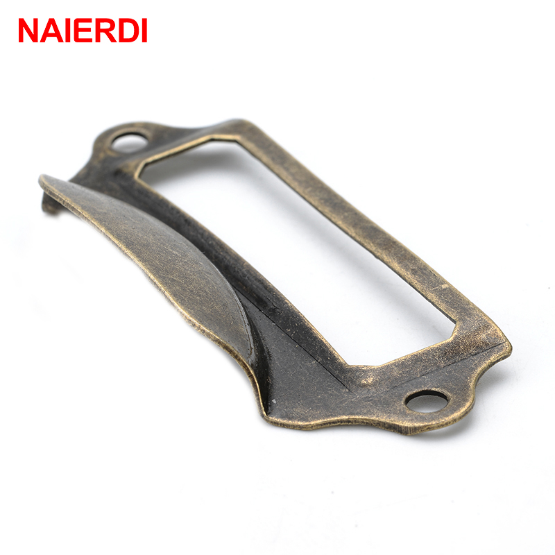 10szt NAIERDI Antyczne uchwyty – Furniture Hardware Names recenzja i cena