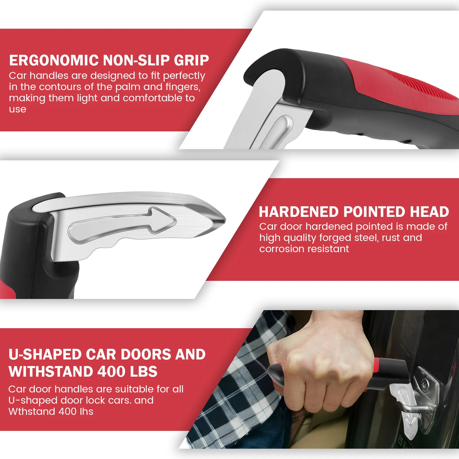 1-2 szt. Uchwyt pomocniczy do  – Door Handle Bar recenzja i cena
