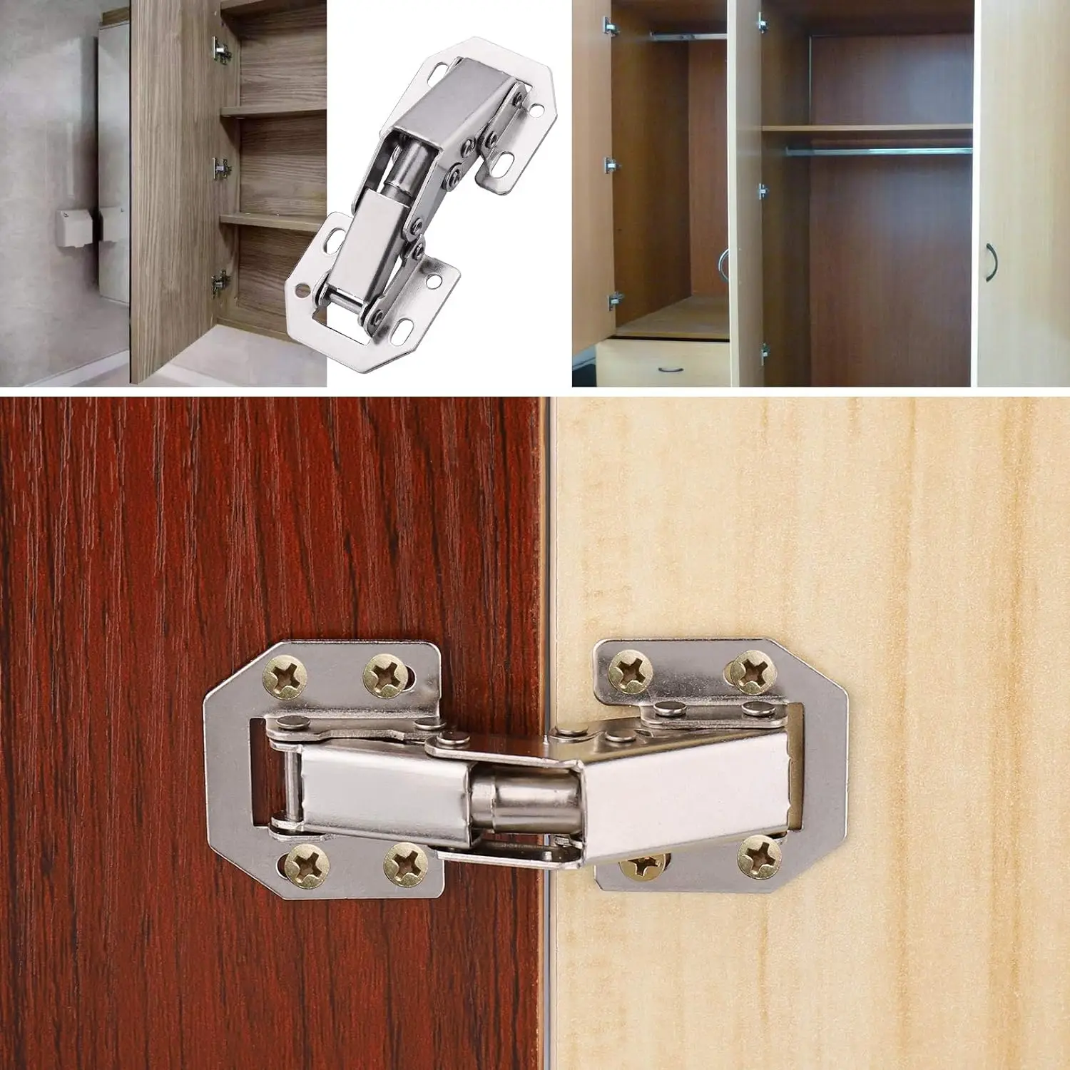 Zawias buforowy bez wiercenia: – Furniture Hardware Types recenzja i cena