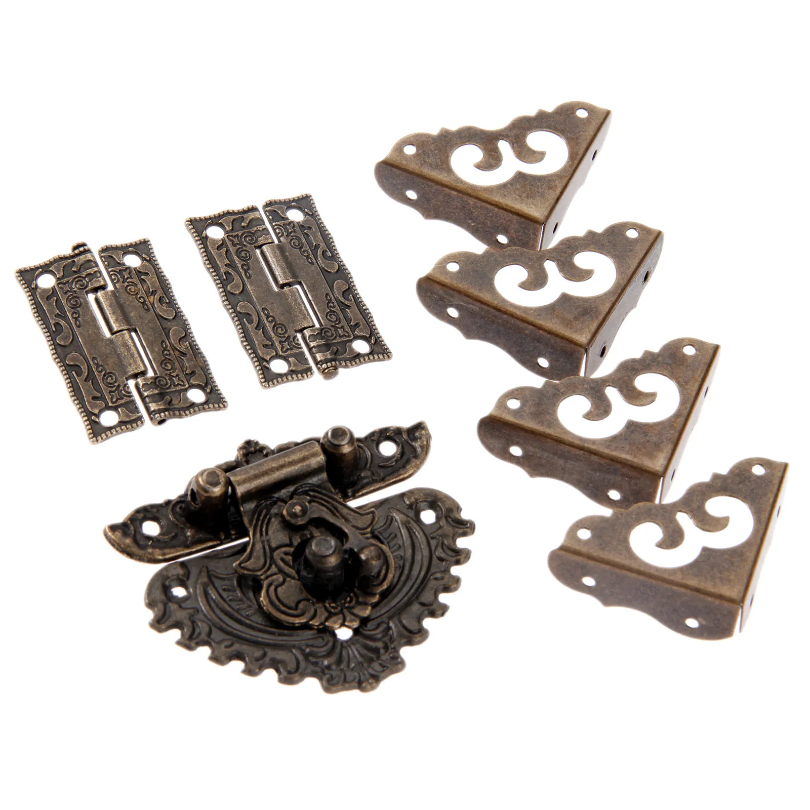 7 sztuk/zestaw Antique Bronze  – Furniture Hardware Hinges recenzja i cena