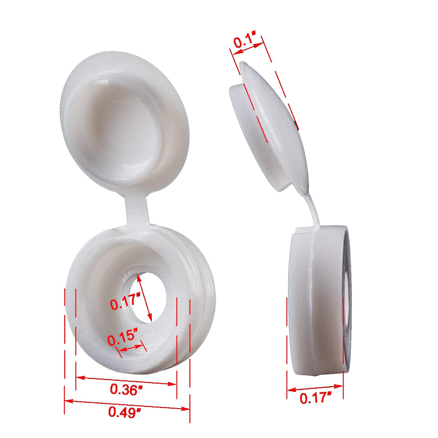 Biała plastikowa zakrętka na z – Furniture Hardware Hinges recenzja i cena