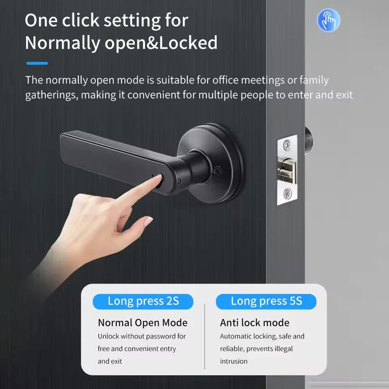 Inteligentny zamek do drzwi z  – Door Handle Bar recenzja i cena