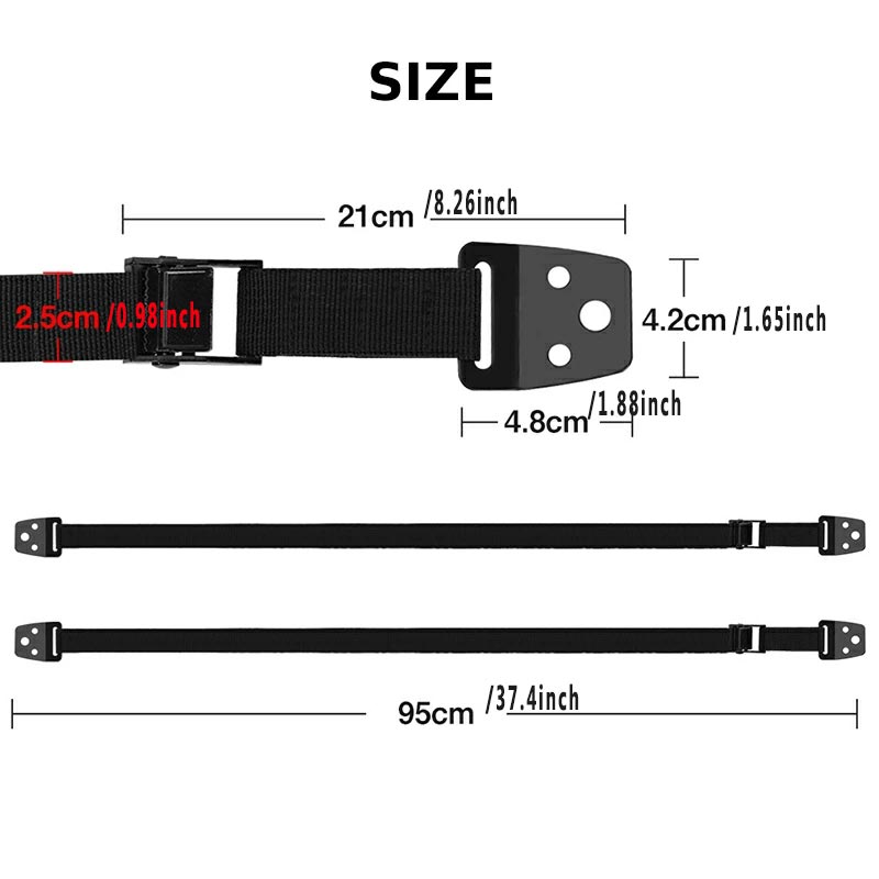 2 szt. Regulowane paski zabezp – Furniture Hardware Bolts recenzja i cena