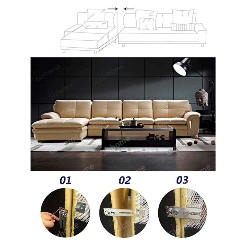 6 szt. Uniwersalne łączniki do – Furniture Interlocking Hardware recenzja i cena