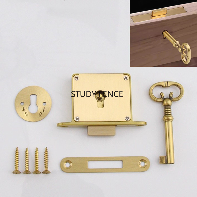 1 szt. Antyczny metalowy zamek – Furniture Home Hardware recenzja i cena