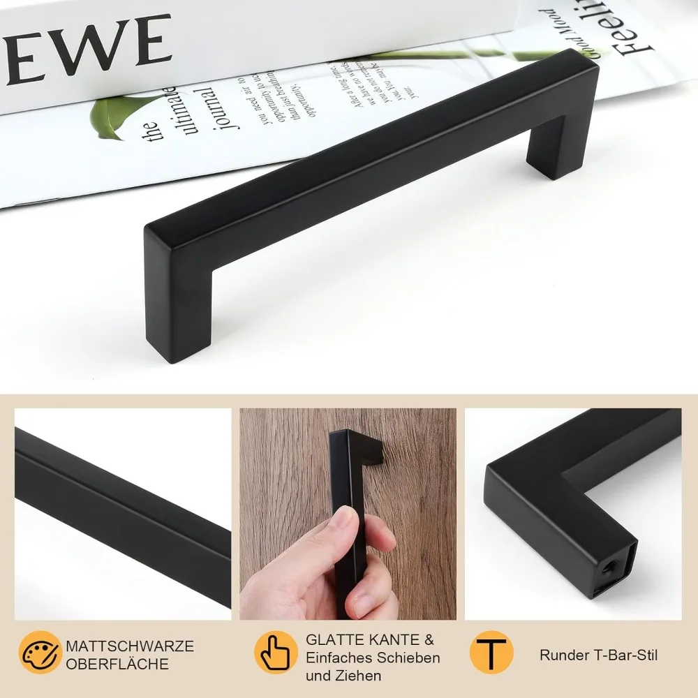 6/18 szt. Kwadratowe uchwyty m – Furniture Hardware Restoration recenzja i cena