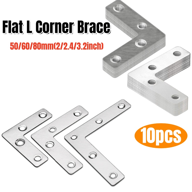 10 szt. Kątownik płaski w kszt – Joint Connector Bracket recenzja i cena