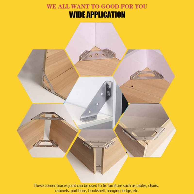 Uniwersalny wspornik narożny d – Furniture Hardware Fasteners recenzja i cena