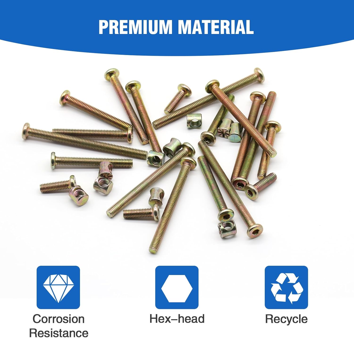 Zestaw śrub do łóżeczka dzieci – Furniture Hardware Bolts recenzja i cena